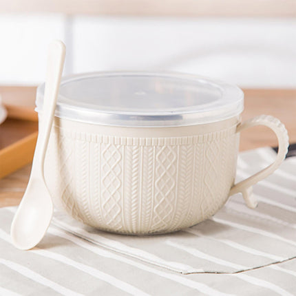 Soup Bowl with Handles,Soup Mug with Handles, Wide Large Cereal Bowl for Oatmeal, Gumbo, Salad, Ceramic Soup Cup, Microwave & Oven Safe 5.5x3.7inch A Clearance! Beige/3PCS.