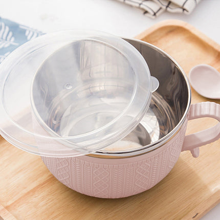 Soup Bowl with Handles,Soup Mug with Handles, Wide Large Cereal Bowl for Oatmeal, Gumbo, Salad, Ceramic Soup Cup, Microwave & Oven Safe 5.5x3.7inch A Clearance! Pink.