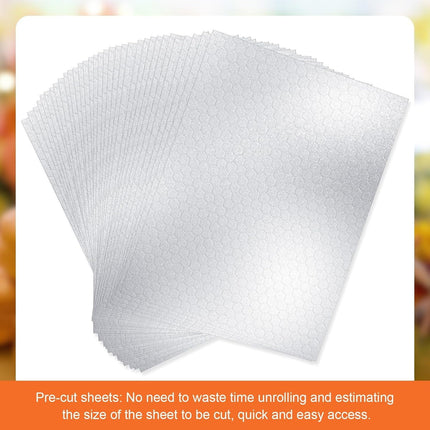 50Pack Aluminum Foil Sheets,QZS Portable Food Wrapping Sheets for Burritos,12"x12" Sandwich Wrap Paper for Hot Dogs,Burgers.