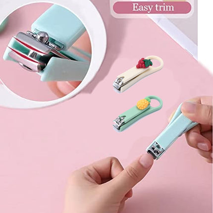 2Pcs Fingernail Clipper,Very Sharp and Cute Nail Clippers,Suitable for Adults and Children Style 6.