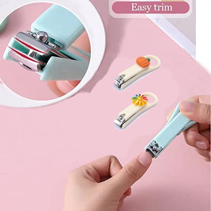 2Pcs Fingernail Clipper,Very Sharp and Cute Nail Clippers,Suitable for Adults and Children style 1.