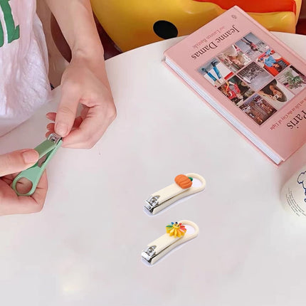 2Pcs Fingernail Clipper,Very Sharp and Cute Nail Clippers,Suitable for Adults and Children style 1.