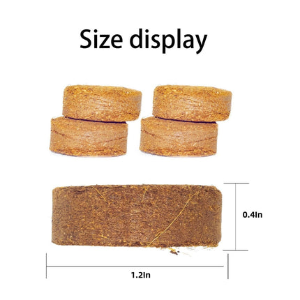 20Pack Coir Pellets Seed Starting Soil,1.2x0.4In Portable Coco Peat Soil for Indoor Outdoor,QZS Compressed Coir Fiber Potting Soil for Plants,Herb.