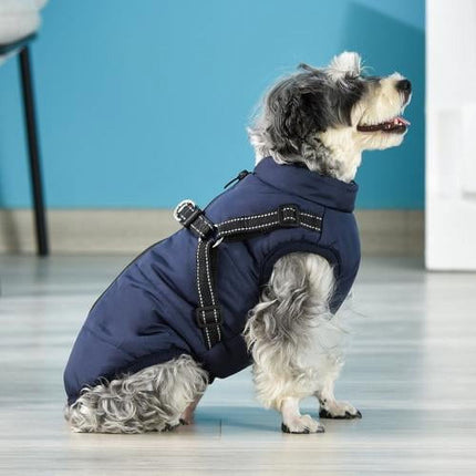 Warm Dog Jacket, Snowproof Windproof Waterproof Dog Winter Coat for Cold Weather - Soft Fleece Lining and Warm Thick Padded Dog Snow Coat for Puppy Small Medium Large Dogs 3XL Green.