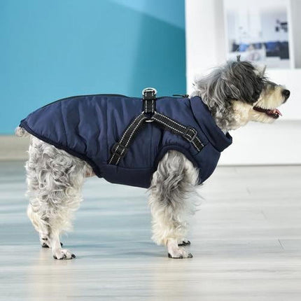 Warm Dog Jacket, Snowproof Windproof Waterproof Dog Winter Coat for Cold Weather - Soft Fleece Lining and Warm Thick Padded Dog Snow Coat for Puppy Small Medium Large Dogs 3XL Green.