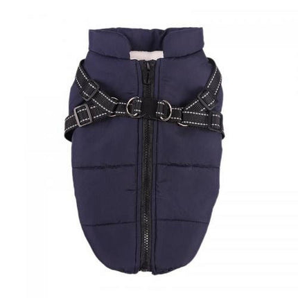 Warm Dog Jacket, Snowproof Windproof Waterproof Dog Winter Coat for Cold Weather - Soft Fleece Lining and Warm Thick Padded Dog Snow Coat for Puppy Small Medium Large Dogs 3XL Green.