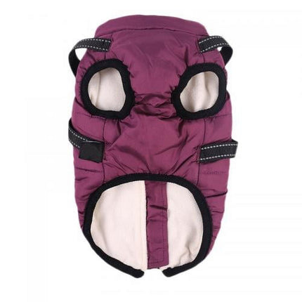 Warm Dog Jacket, Snowproof Windproof Waterproof Dog Winter Coat for Cold Weather - Soft Fleece Lining and Warm Thick Padded Dog Snow Coat for Puppy Small Medium Large Dogs M green, navy blue, red, purple, black.