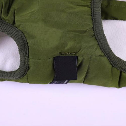 Warm Dog Jacket, Snowproof Windproof Waterproof Dog Winter Coat for Cold Weather - Soft Fleece Lining and Warm Thick Padded Dog Snow Coat for Puppy Small Medium Large Dogs M green, navy blue, red, purple, black.