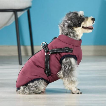Warm Dog Jacket, Snowproof Windproof Waterproof Dog Winter Coat for Cold Weather - Soft Fleece Lining and Warm Thick Padded Dog Snow Coat for Puppy Small Medium Large Dogs 4XL green, navy blue, red, purple, black.