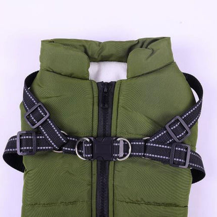 Warm Dog Jacket, Snowproof Windproof Waterproof Dog Winter Coat for Cold Weather - Soft Fleece Lining and Warm Thick Padded Dog Snow Coat for Puppy Small Medium Large Dogs M purple.