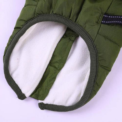 Warm Dog Jacket, Snowproof Windproof Waterproof Dog Winter Coat for Cold Weather - Soft Fleece Lining and Warm Thick Padded Dog Snow Coat for Puppy Small Medium Large Dogs M purple.
