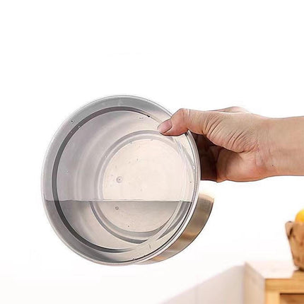 5PC Stainless Steel Food Containers with Silicone Lids,Kitchen Food Storage Containers,Nesting Lunch Box Set,for Meal Prep,Office,Travel,Microwave Safe,Rustproof Multicolor.