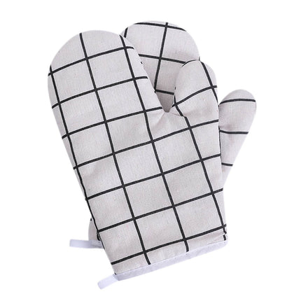 Heat Resistant Oven Gloves,Extra Thick Cotton Kitchen Mitts for Baking, Grilling, BBQ,Non-Slip Microwave & Pot Holder with Hanging Loop,Insulated Hot Pads for Women/Men Yellow.