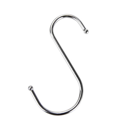 Stainless Steel S Hooks,Heavy Duty Hanging Hooks for Kitchen, Closet & Garage - Multi-Purpose Utility Hooks for Pots, Pans, Clothes, Towels & Organizers,Rust-Resistant,Space Saving Hangers Silver.