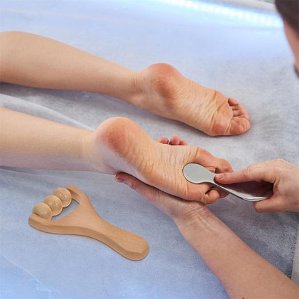 Wooden Massage Roller,Tutuviw 4 Pcs Portable Hand Roller Massagers,Wood Therapy Massages Roller Stick,Muscle Back Neck Shoulder Legs Massages Rollers for Gym Studio Office Home.