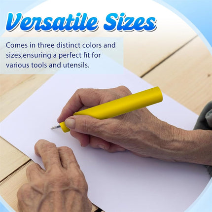 Tutuviw 6 Pcs Foam Grip Tubing for Utensils,8" Non Slip Foam Handles,Foam Tubing for Handle Grip for Pens & Tools,3 Sizes Adaptive Utensils Grip for Elderly/Handicapped/Dexterity(Cut to Length).