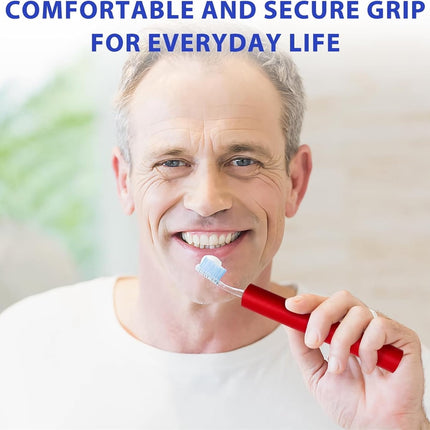 Tutuviw 6 Pcs Foam Grip Tubing for Utensils,8" Non Slip Foam Handles,Foam Tubing for Handle Grip for Pens & Tools,3 Sizes Adaptive Utensils Grip for Elderly/Handicapped/Dexterity(Cut to Length).