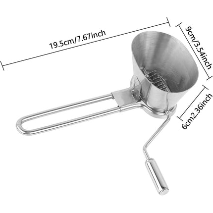 Tutuviw Manual Stainless Steel Parsley Shredder,Pepper Grinder,Herb Roller Mincer,Handheld Spice Grinder,Versatile Kitchen Tool for Herbs Vegetables Spices,Easy Hand-crank for Quick Cutting/Mincing.