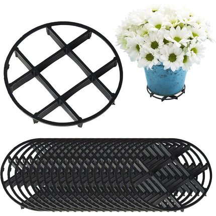 Plant Saucer Drainage Rack Stand,Tutuviw 21Pcs 3 Size Flower Pot Level Feet Elevator Support Holder,Plant Stands for Flower Pot Prevention Drainage,Reusable Mesh Pad,Raises Protector Plant Trivet.