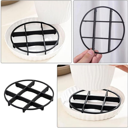 Plant Saucer Drainage Rack Stand,Tutuviw 21Pcs 3 Size Flower Pot Level Feet Elevator Support Holder,Plant Stands for Flower Pot Prevention Drainage,Reusable Mesh Pad,Raises Protector Plant Trivet.