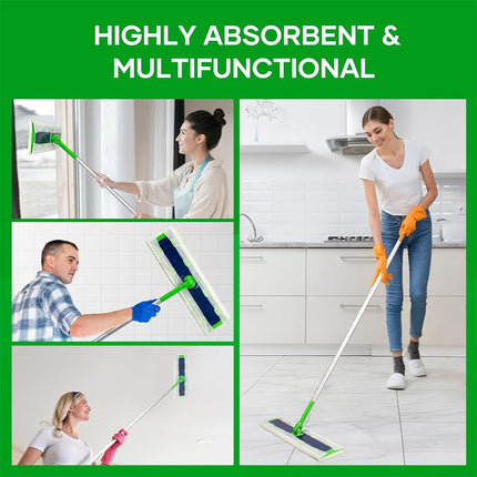 QZS Dry Sweeping Cloths,9.8x17.3In Disposable Dry Mop Refills Floor Cloths for Home,Hardwood Floor Dust and Cleaning,30Pack.