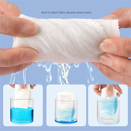 Durable Tummy Liners,Pack of 6 Portable Belly Pads,Durable Under Belly Sweat Liners for Indoor,White Tummy Band for Indoor and Outdoor White.