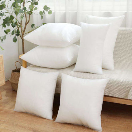 Pillow Insert, Hypoallergenic Square Form Sham Stuffer, Standard White Non-woven Cloth, Sofa Decorative, Euro Throw Pillow Inserts, for Sofa Bed Couch, Headboard Cushion Core A.