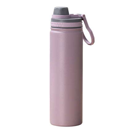 Insulated Water Bottle, Stainless Steel Vacuum Insulated Water Bottle, Sport Bottle with Leak Proof Lid and Handle, Space Kettle Men and Women, Large Capacity Sports Water Bottle Purple.