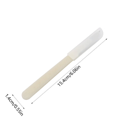Bread Lame Dough Scoring Tool, Hand Crafted Sourdough Scorer Knife, Razor Blade Cutter Slashing Tool for Bread Making, European Flower Patterns Booklet, Homemade Kitchen Baking White.