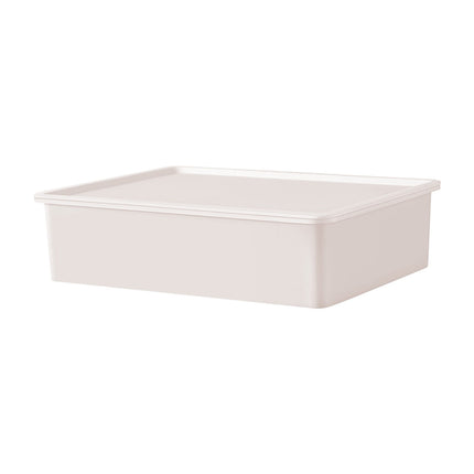 Sock Underwear Drawer Organzier Divider, 15 Compartments Removable Divided Plastic Storage Bin with Lid, Storage Organizer Sock Holders Organizers for Scarves Ties Belts(White) White.