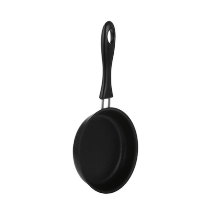 One Egg Frying Pan, Mini Frying Eggs Pan, Mini Fry Frying Pan, Single Egg Durable Small Pan with Handle, Heat Resistant Non Stick Pot, Portable Pan, Mini Cookware, Non-Stick Pancake Omelet Black.