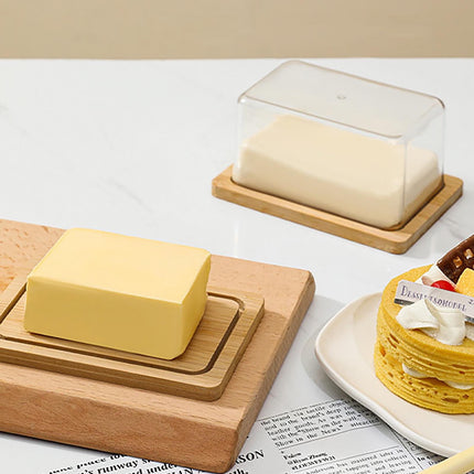Glass Butter Dish with Airtight Lid, Keeps Butter Soft, Countertop and Refrigerator Door Shelf, Butter Tray with Lid Fridge, Butter Holder, Covered Butter Dishes, Cheese Freezer Preservation Box Multicolor.