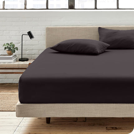 \u200b\u200bNon-Sliping Bedding Twin Fitted Sheet,Soft Elastic Fiber Bed Sheets With Deep Pocket,Machines Washable,Shrinkage And Fade Resistants 140x200x30cm Green.