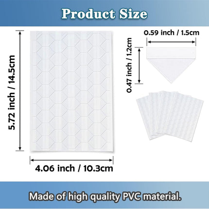 Tutuviw 408 Pcs Clear Photo Corners Stickers Self-Adhesive Photo Corners Lens Photo Corner Sticker for DIY Scrapbooking, Memory Books Journal and Picture Album (Clear, 4 Sheet).