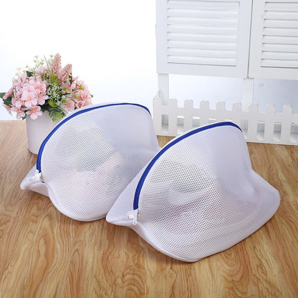 Shoe Wash Bag, Mesh Laundry Bag with Zipper, Portable Washable Shoe Storage Pouch Cleaning Laundry Bag for Sneakers Sock Toys Slipper S.