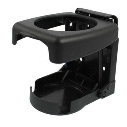 Fold-Up Drink Holder, Folding Automotive Cup Holders, Universal Car VAN Folding Cup Drink Holders, Beverage Stand Rack, Vehicle Marine RV Cup Rack, for Car Truck Boat Van Black.