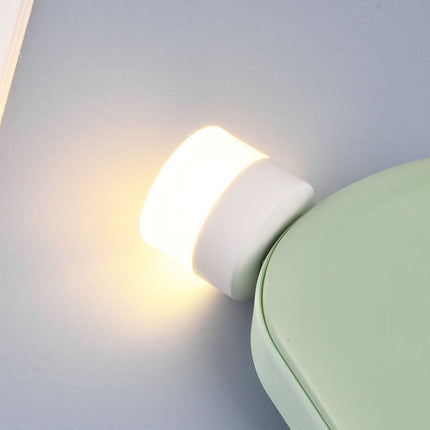 USB Night Light, LED Mini Light Bulb, Plug in Night Light, Small Bedside Night Lights, USB Light Bulb for Bedroom, Hallway, Kitchen, Car Tiny Light, Power Bank Power Outage Emergency Light Beige.