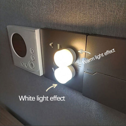 USB Night Light, LED Mini Light Bulb, Plug in Night Light, Small Bedside Night Lights, USB Light Bulb for Bedroom, Hallway, Kitchen, Car Tiny Light, Power Bank Power Outage Emergency Light Beige.