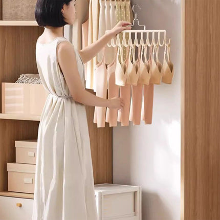 Belt Tie Rack Hanger, Tie Rack Hanger, for Closet Metal Belt Organizer, 20 Hooks, Multi Purpose Hanger, for Shawls Scarves Closet Organizers and Storage White.