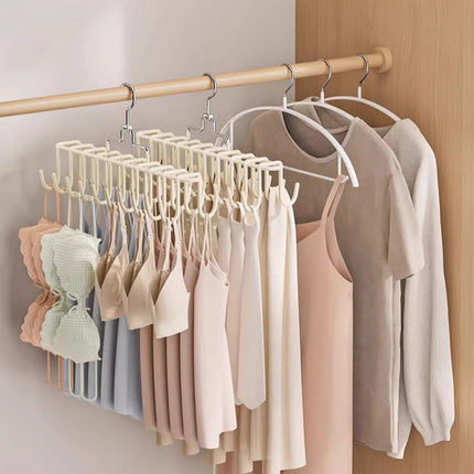Belt Tie Rack Hanger, Tie Rack Hanger, for Closet Metal Belt Organizer, 20 Hooks, Multi Purpose Hanger, for Shawls Scarves Closet Organizers and Storage White.