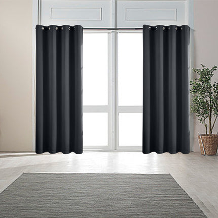 RV Camper Door Window Curtains, Blackout Privacy Curtains, Drapes for Bathroom Bedroom Kitchen, Portable Travel Trailer Small Window Decor, Short Blackout Curtain Black.