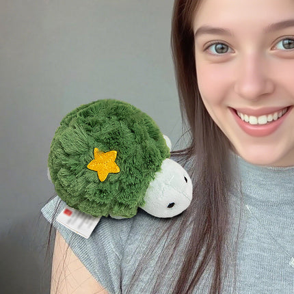 Shoulder Plush, Magnetic Plushs Toy Riding Stuffed Animals Toy, Cute Stuffed Doll with Magnet, Shoulder Parrot Plush Toy Home Decoration for Birthday Party Holiday Christmas Gift A.