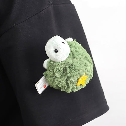 Shoulder Plush, Magnetic Plushs Toy Riding Stuffed Animals Toy, Cute Stuffed Doll with Magnet, Shoulder Parrot Plush Toy Home Decoration for Birthday Party Holiday Christmas Gift A.