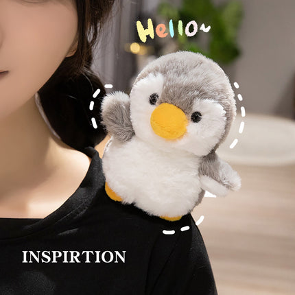 Shoulder Plush, Magnetic Plushs Toy Riding Stuffed Animals Toy, Cute Stuffed Doll with Magnet, Shoulder Parrot Plush Toy Home Decoration for Birthday Party Holiday Christmas Gift B.