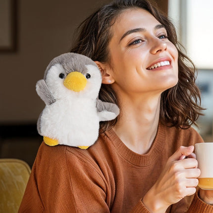 Shoulder Plush, Magnetic Plushs Toy Riding Stuffed Animals Toy, Cute Stuffed Doll with Magnet, Shoulder Parrot Plush Toy Home Decoration for Birthday Party Holiday Christmas Gift B.
