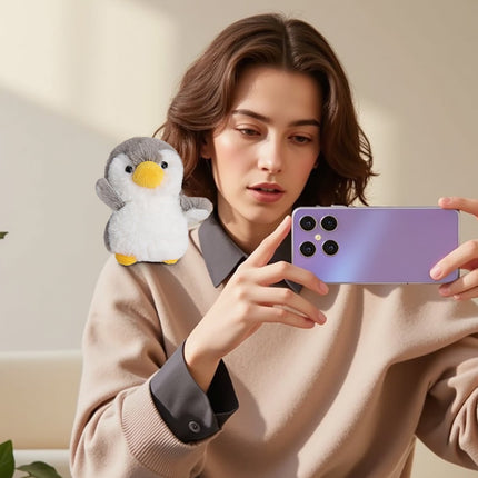 Shoulder Plush, Magnetic Plushs Toy Riding Stuffed Animals Toy, Cute Stuffed Doll with Magnet, Shoulder Parrot Plush Toy Home Decoration for Birthday Party Holiday Christmas Gift B.