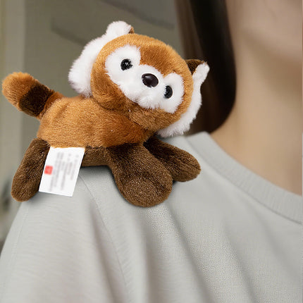 Shoulder Plush, Magnetic Plushs Toy Riding Stuffed Animals Toy, Cute Stuffed Doll with Magnet, Shoulder Parrot Plush Toy Home Decoration for Birthday Party Holiday Christmas Gift F.