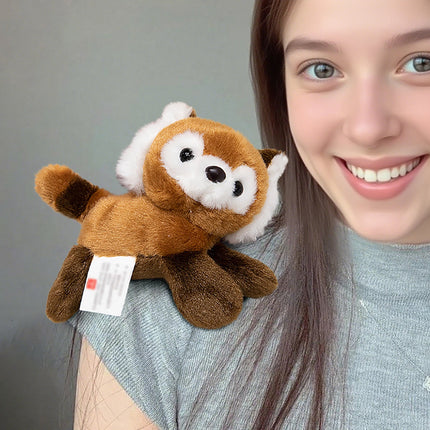 Shoulder Plush, Magnetic Plushs Toy Riding Stuffed Animals Toy, Cute Stuffed Doll with Magnet, Shoulder Parrot Plush Toy Home Decoration for Birthday Party Holiday Christmas Gift F.