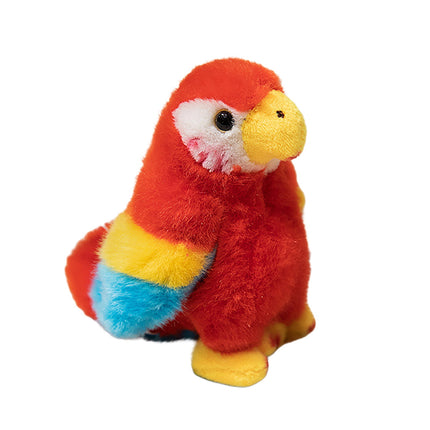 Shoulder Plush, Magnetic Plushs Toy Riding Stuffed Animals Toy, Cute Stuffed Doll with Magnet, Shoulder Parrot Plush Toy Home Decoration for Birthday Party Holiday Christmas Gift J.