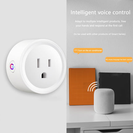 Smart Plug, WiFi Smart Plugs, Smart Outlet Timer with APP Remote Control, 2.4GHz Wi-Fi Only,Voice Control, No Hub Required, Timer and Schedule Function White.